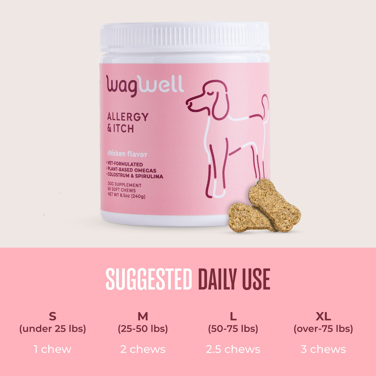 Dog Allergy and Itch Support Chews product image 7