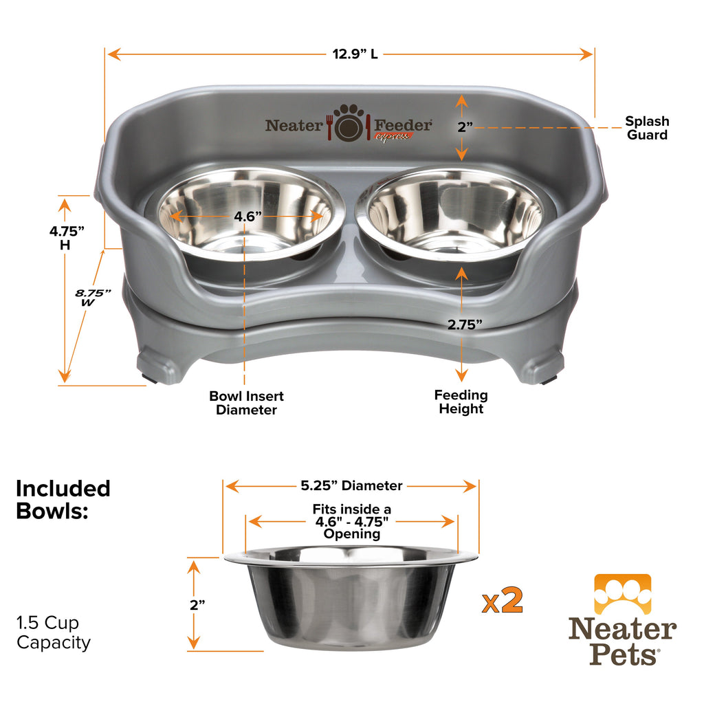 Elevated Mess-Proof Pet Feeding Station, Spill-Containment Design and Dishwasher-Safe Stainless Steel Bowls source image 8