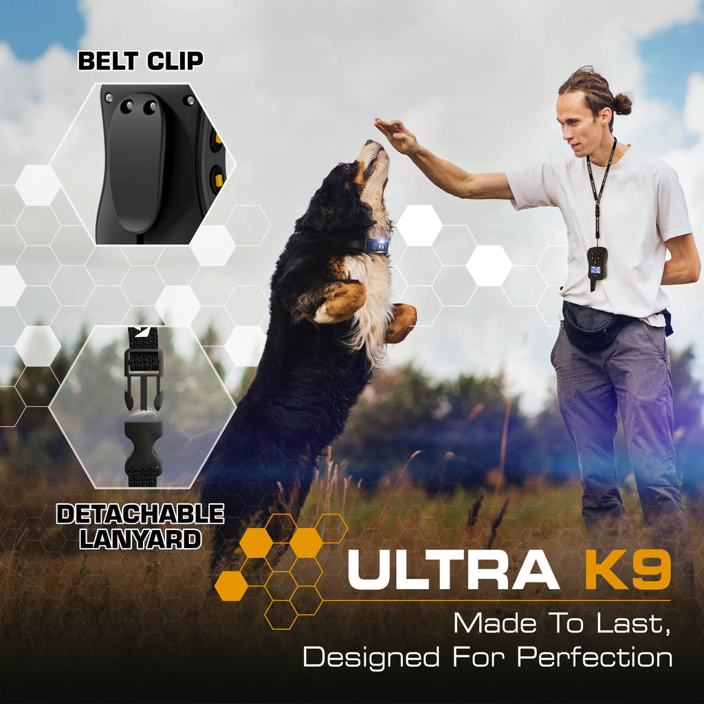 Remote Dog Training Collar for Long-Range Sessions, Waterproof Receiver with 124 Adjustable Levels source image 8