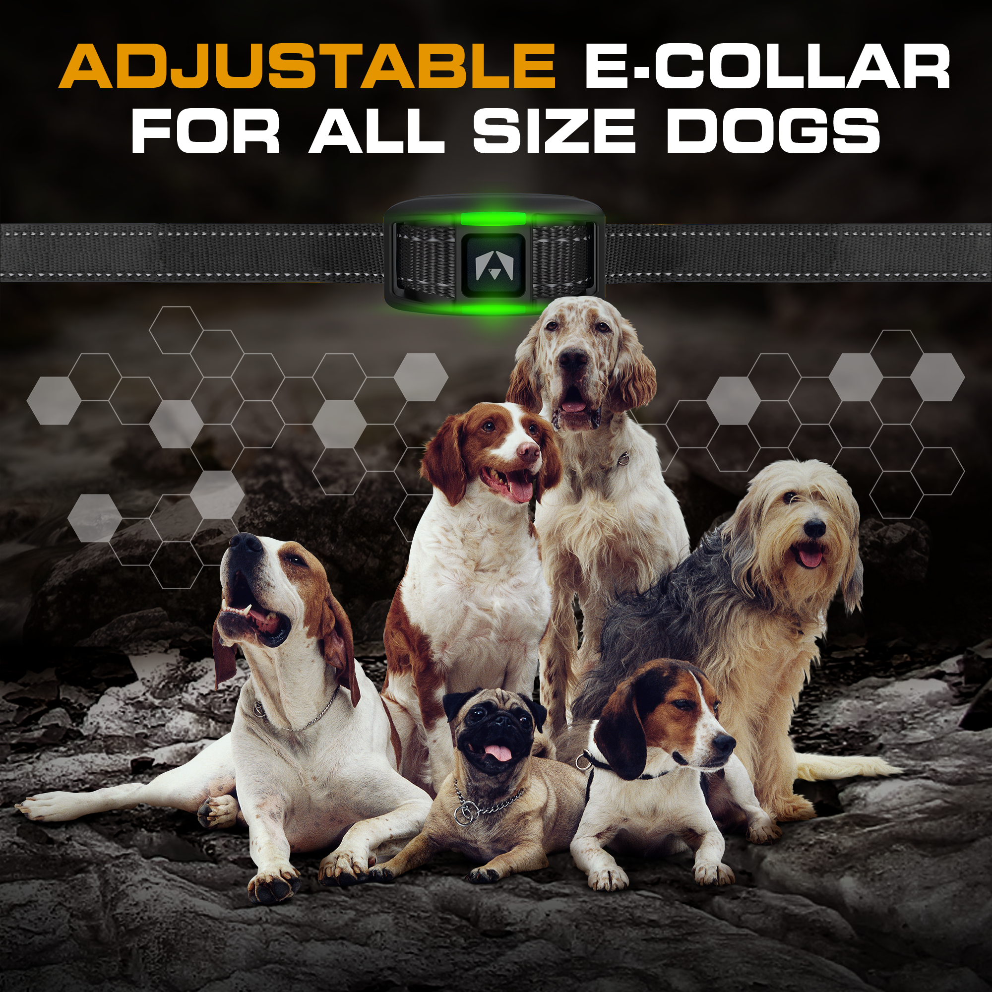 Remote Dog Training Collar, 123-Level Beep, Vibration and Static Control, IP67 Receiver, 1,100-Yard Range source image 8