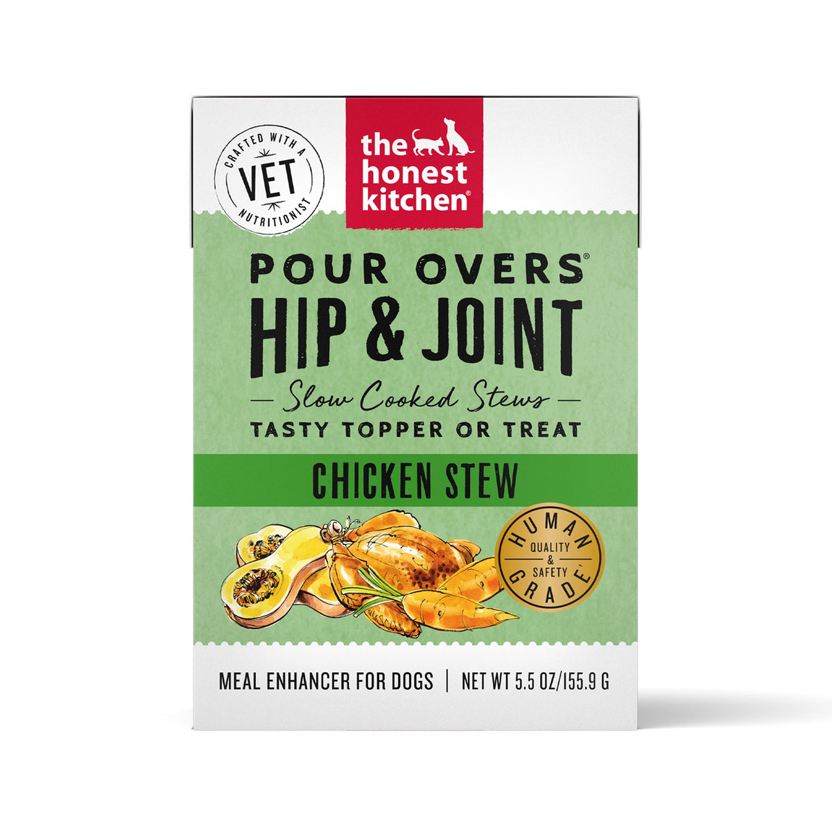 Chicken Stew Dog Food Topper for Daily Hip and Joint Support, Human-Grade 5.5 oz Twelve-Pack source image 8