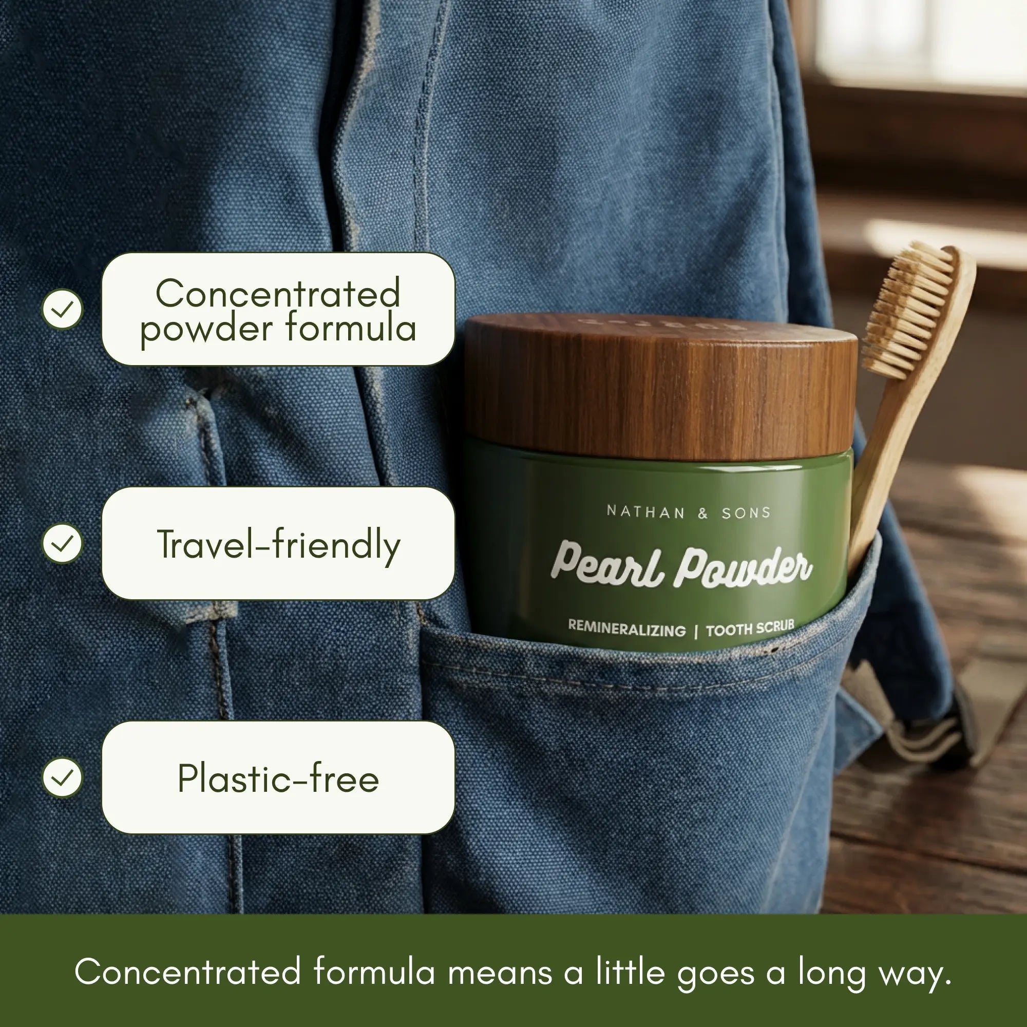 Pearl Powder Tooth Scrub for Daily Oral Care, Mineral-Rich Cleaning Powder for a Smooth, Fresh Finish product image 8