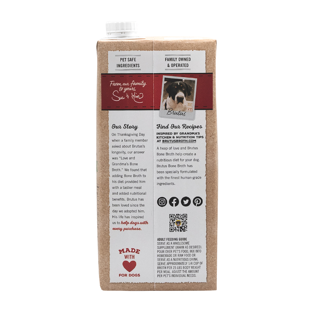 Beef Bone Broth Meal Topper for Dogs, All-Natural Superfood Support in Two-Pack or Six-Pack Sizes source image 8