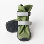 Green Waterproof Dog Rain Boots, Reflective Fleece-Lined Paw Protection for Snow, Salt and Mud source image 8