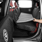 Travel Dog Bed for Cars and Trucks, Two-Inch Support Foam in Waterproof Washable Black or Gray Covers source image 8