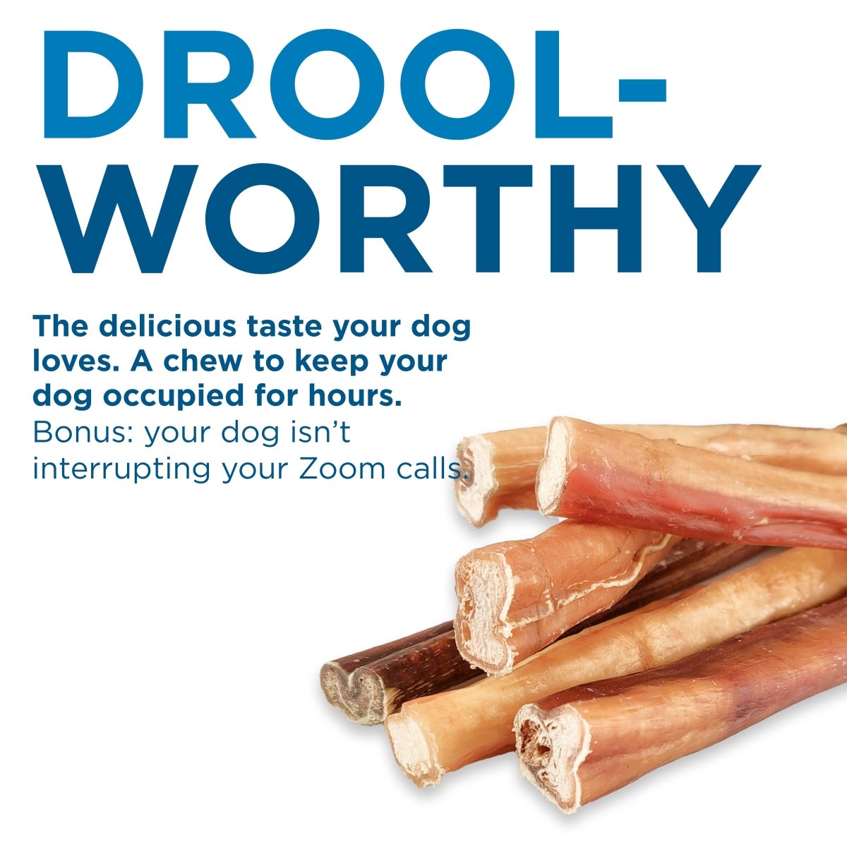 Six-Inch Thick Odor-Free Bully Sticks, Single-Ingredient Beef Chews for Medium and Strong Chewers source image 8