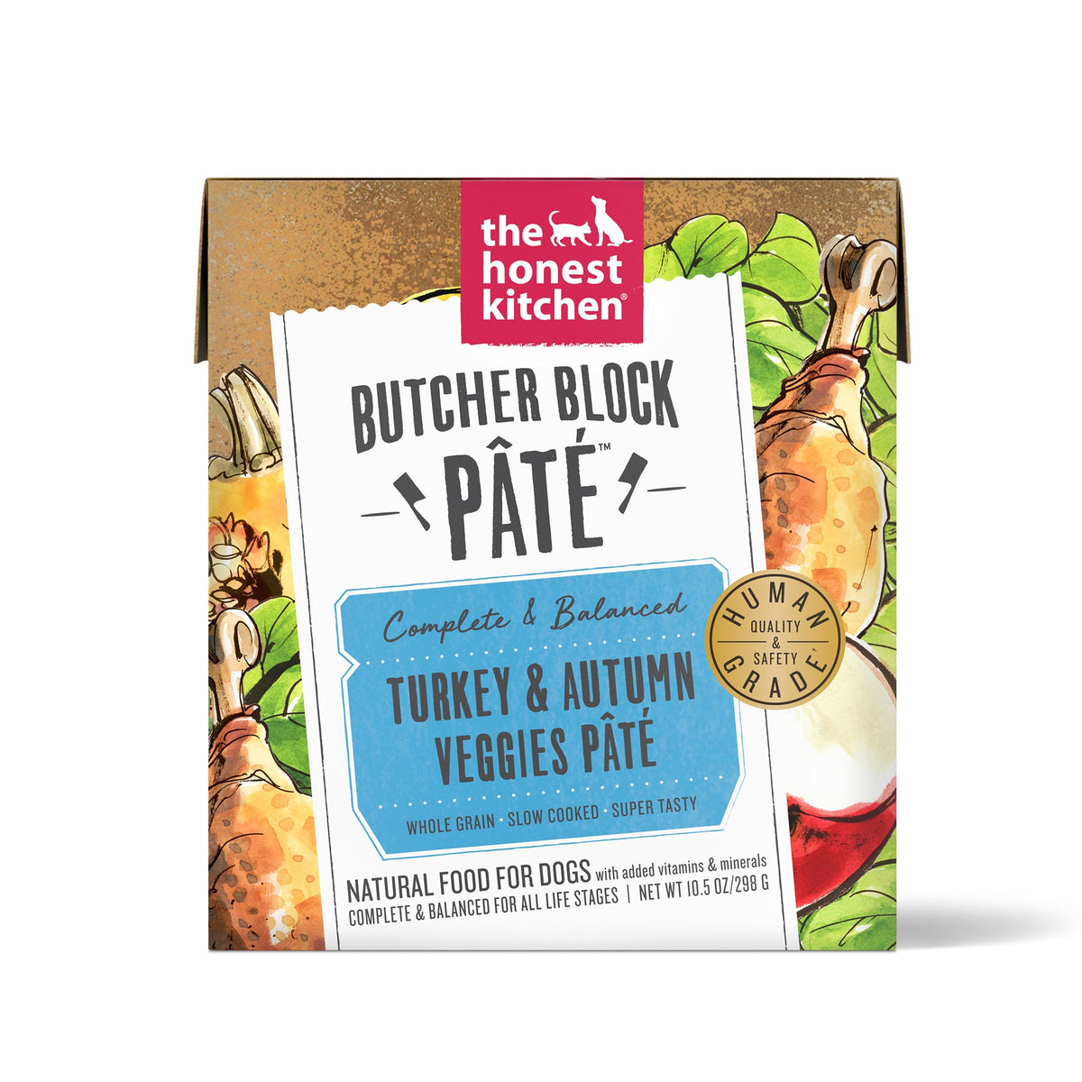 Wet Dog Food Turkey Pâté with Autumn Vegetables, 10.5 oz Six-Pack for Meals or Bowl Toppers source image 8
