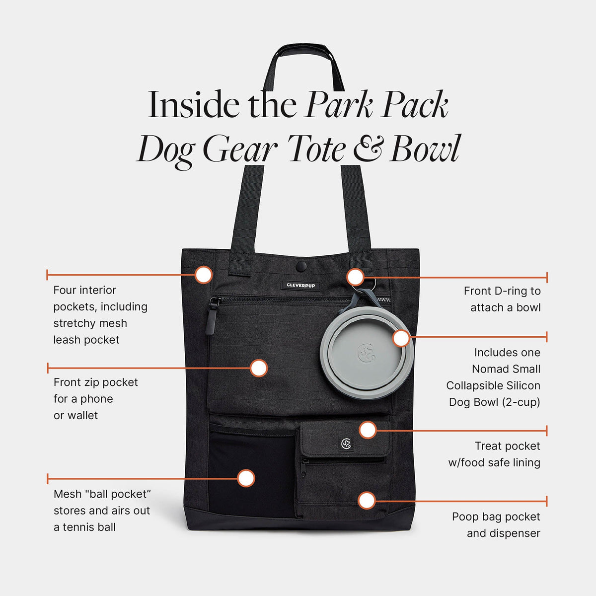 Dog Gear Tote Bag for Organized Park Trips and Travel, Designed in Four Everyday Colors for Daily Outings source image 8