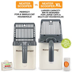 Scoop-to-Bag Cat Litter Scoop for One-Handed Cleanup, Quick-Sift Head and Large-Capacity Bag Bin source image 8