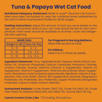 Tuna and Papaya Wet Cat Food with Flakes in Broth for Hydration Digestive Support and Complete Nutrition product image 8