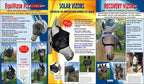 Horse Fly Mask and Ear Protection, 95% UV Eye Shield, Breakaway Clips and Five Sizes from Mini to X-Large source image 8