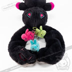 Pregnant Rabbit Plush Toy Set Featuring a 16.5-Inch Mama Bunny, Three Mini Kits and a Carry Tote source image 8