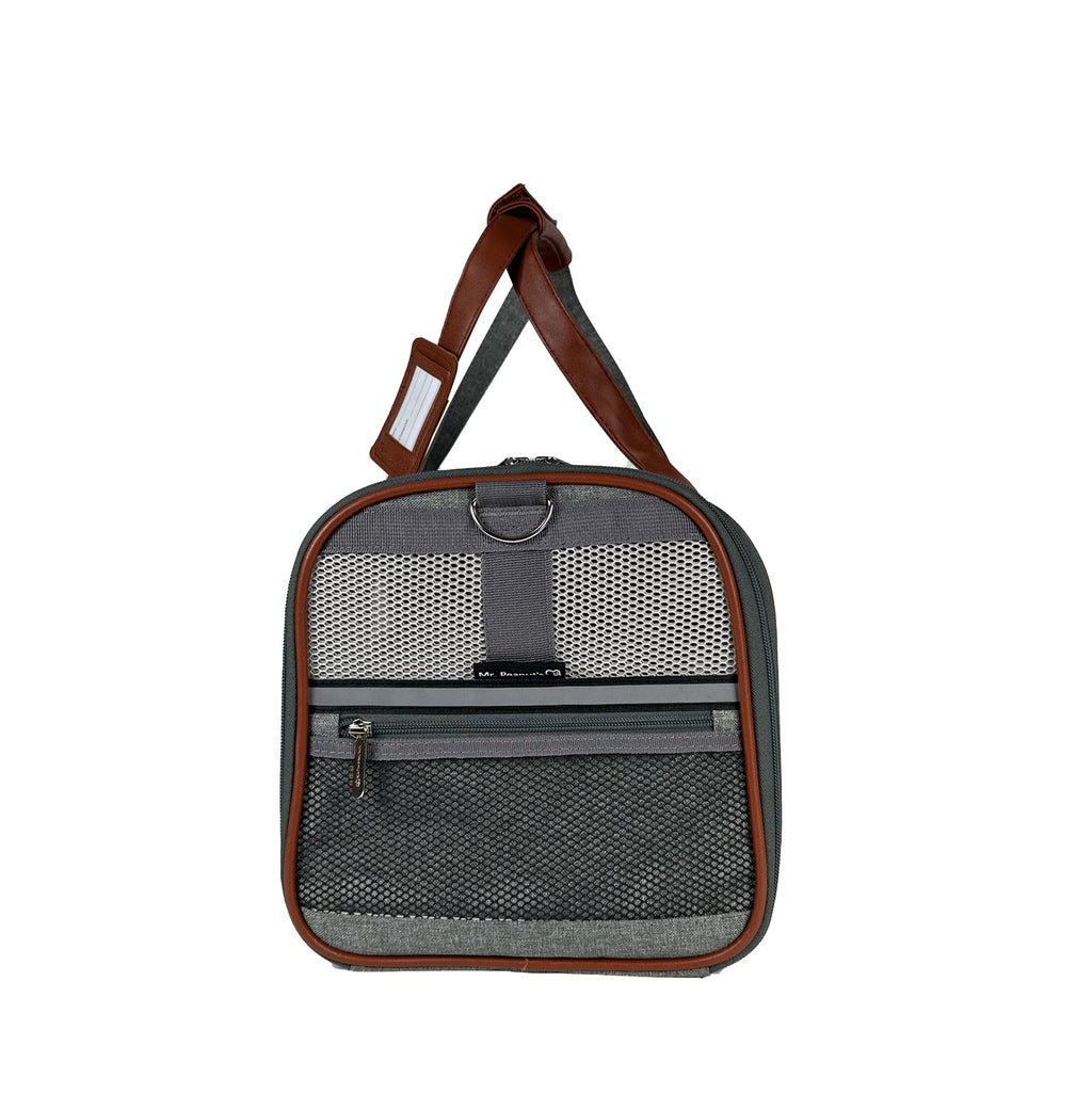 Soft-Sided Airline Pet Carrier for Cats and Small Dogs with Mesh Ventilation and Expandable Port product image 8
