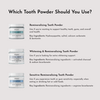 Mint Remineralizing Tooth Powder with Hydroxyapatite for Twice-Daily Cleaning in a 2 oz Jar product image 8