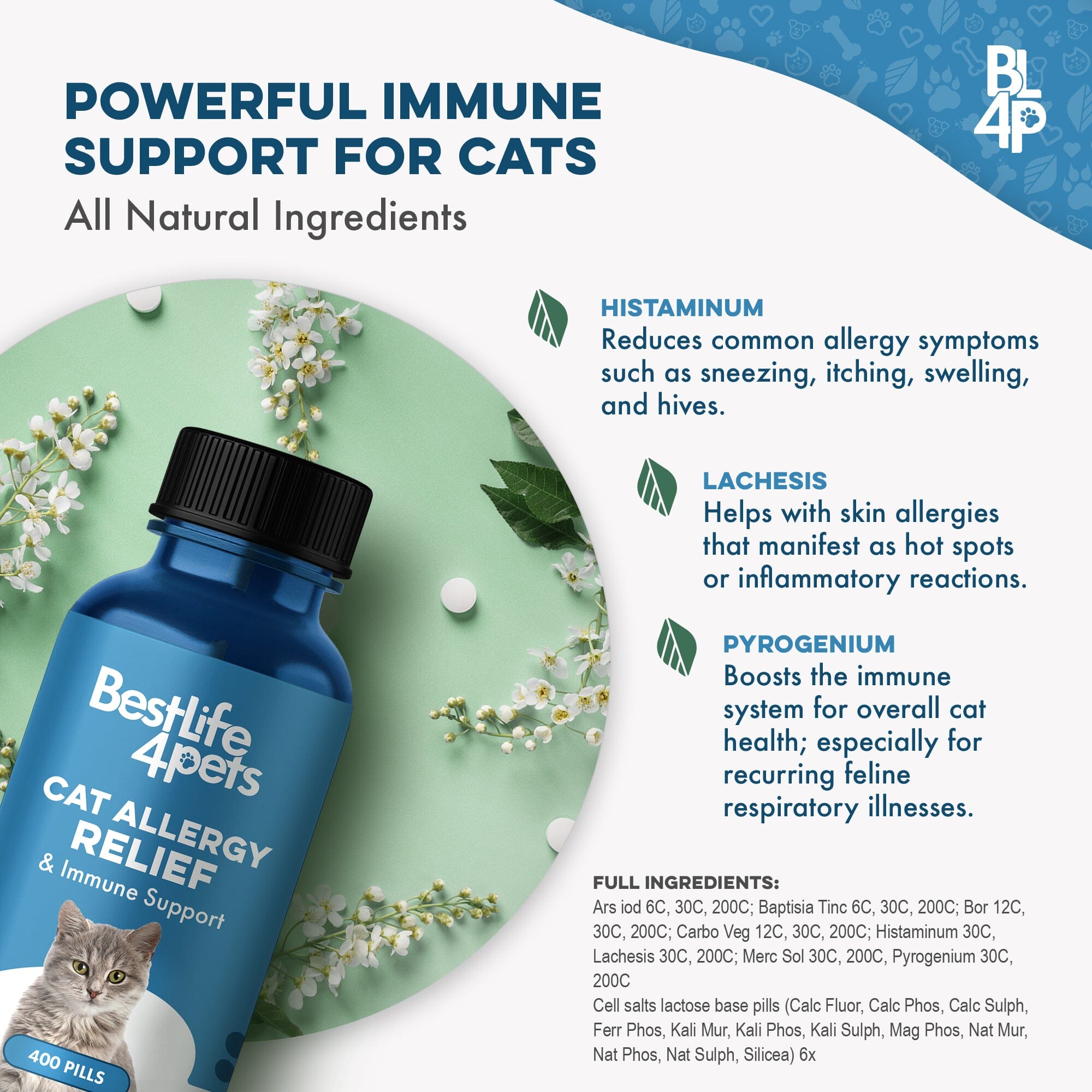 Cat Allergy and Immune Support Tablets product image 8