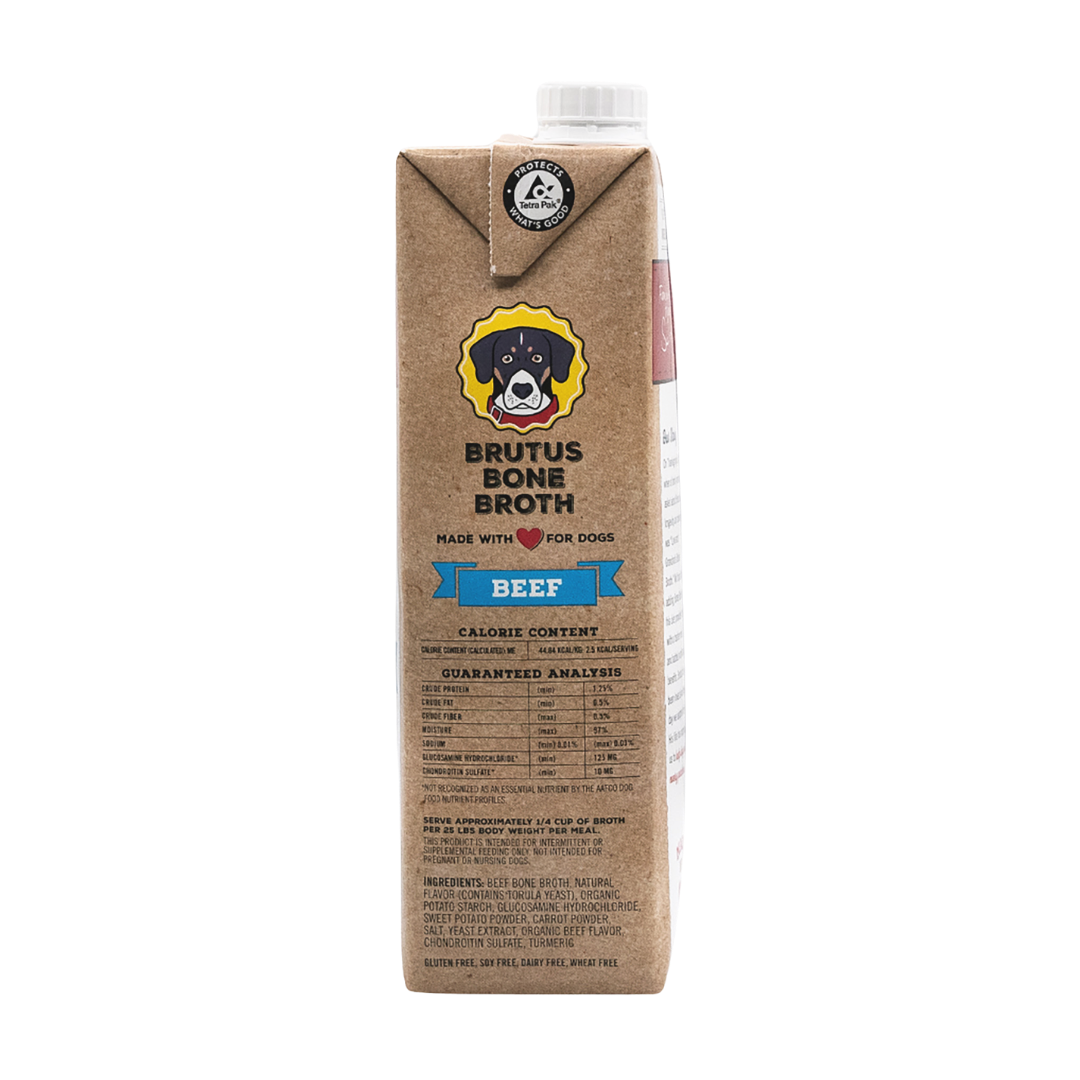 Beef Bone Broth Meal Topper for Dogs, All-Natural Superfood Support in Two-Pack or Six-Pack Sizes source image 9