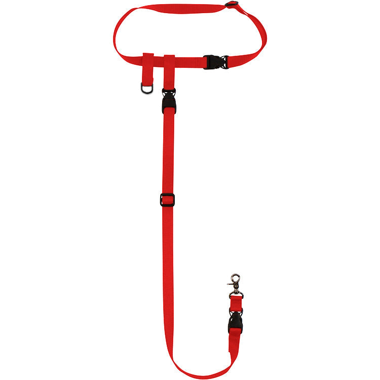 Hands-Free Waist Dog Leash for Walking and Running, Adjustable Length and Quick-Release Hardware source image 9