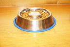 Stainless Steel Slow Feeder Dog Bowl with Non-Slip Silicone Base, Three Capacities for Wet or Dry Food source image 9