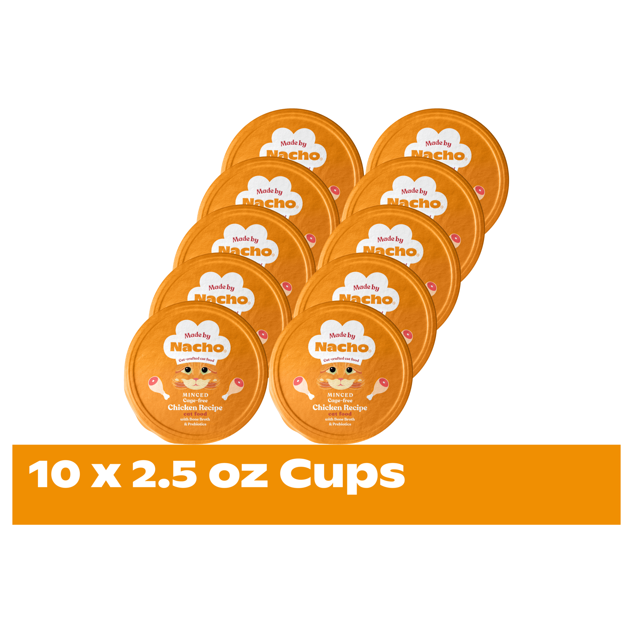 Minced Chicken Wet Cat Food in Bone Broth Gravy for Hydration and Complete Balanced Daily Nutrition product image 9