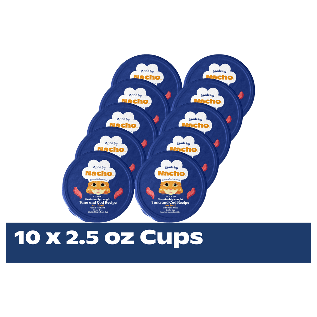 Tuna and Cod Wet Cat Food in Salmon Broth with Flaked Texture for Hydration and Complete Daily Nutrition product image 9