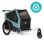Convertible Dog Bike Trailer and Stroller for Medium or Large Dogs, Roll-Up Windows and 75- or 100-Lb Capacity source image 9
