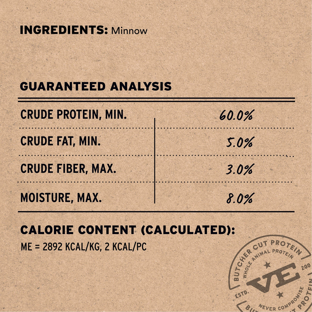 Freeze-Dried Whole Minnow Dog Treats for High-Value Rewards, Single-Protein Bites in Two Bag Sizes source image 9