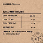 Freeze-Dried Whole Minnow Dog Treats for High-Value Rewards, Single-Protein Bites in Two Bag Sizes source image 9