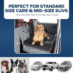Travel Dog Bed for Cars and Trucks, Two-Inch Support Foam in Waterproof Washable Black or Gray Covers source image 9