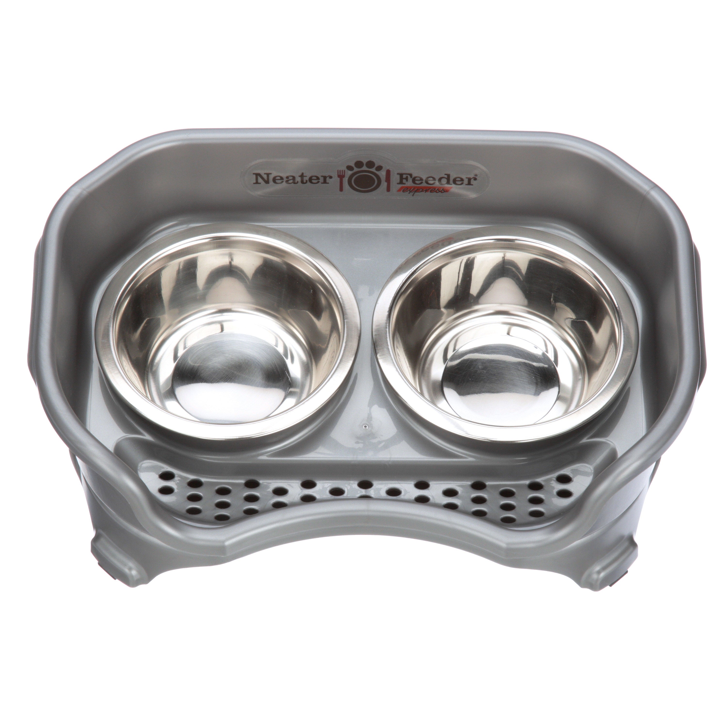 Elevated Mess-Proof Pet Feeding Station, Spill-Containment Design and Dishwasher-Safe Stainless Steel Bowls source image 9
