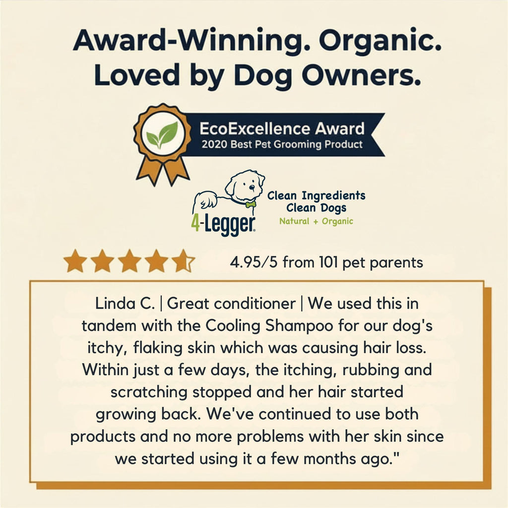 Organic Dog Conditioning Rinse with Apple Cider Vinegar, 8 oz or 16 oz for Coat Care Between Baths source image 9