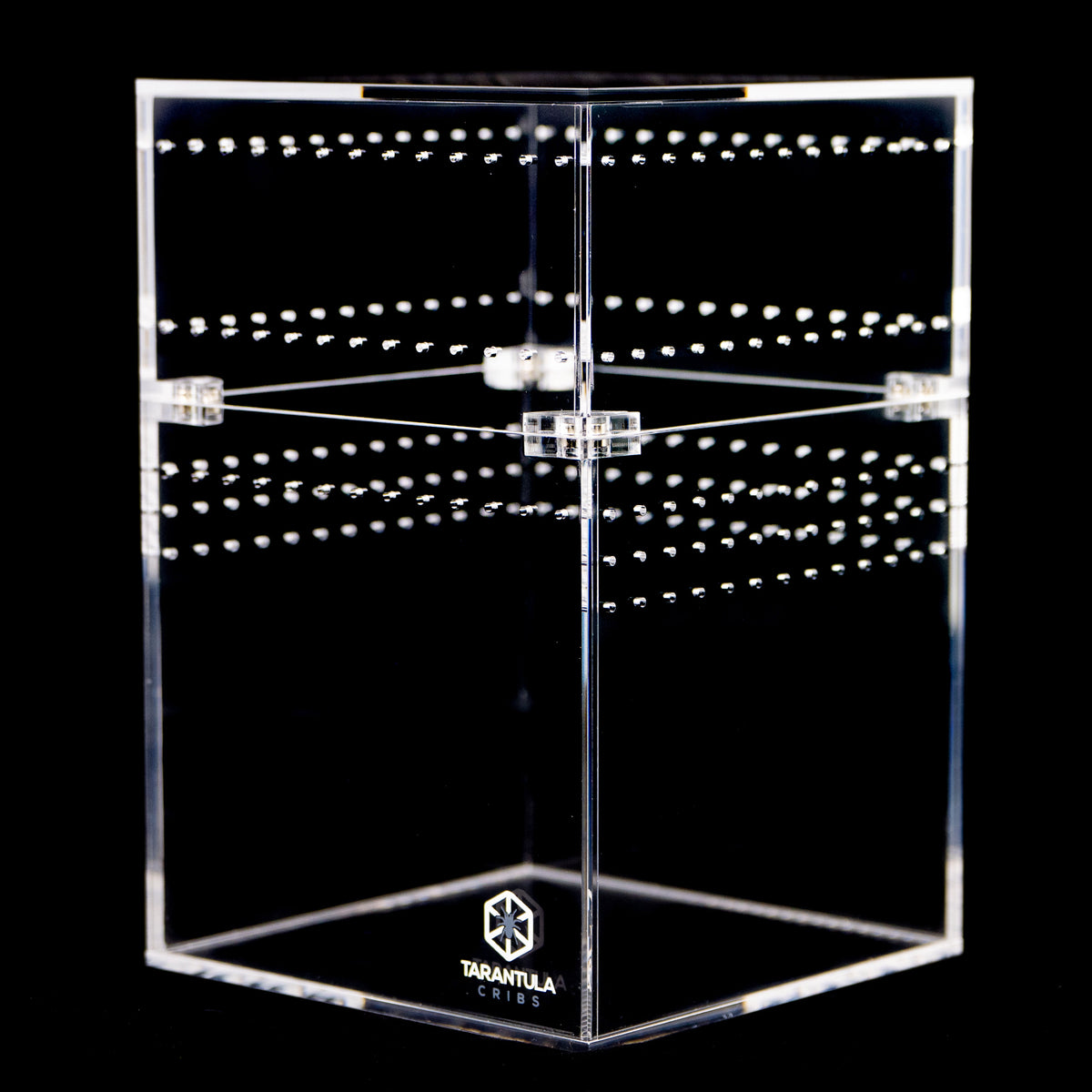 Four-Inch Acrylic Tarantula Terrarium, Compact Cube in Standard, Mesh, Max-Vent and Canopy Lid Styles source image 9