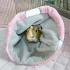 Guinea Pig Plush Play Set for Daily Hideaway and Rest Time, Three-Piece Package in Pink or Gray source image 9