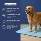 Self-Cooling Dog Mat in Three Crate-Friendly Sizes, Ice Silk Surface for Indoor, Car and Summer Rest source image 9