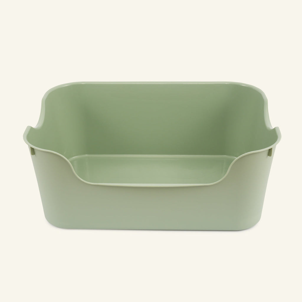 Small Animal Litter Box for Guinea Pigs and Rabbits, High-Sided Low-Entry Design in Five Colors source image 9