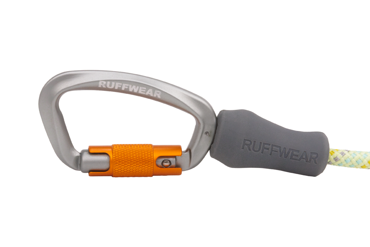 Reflective Rope Dog Leash for Everyday Walks, Auto-Locking Swivel Carabiner in Two Rope Diameters source image 9