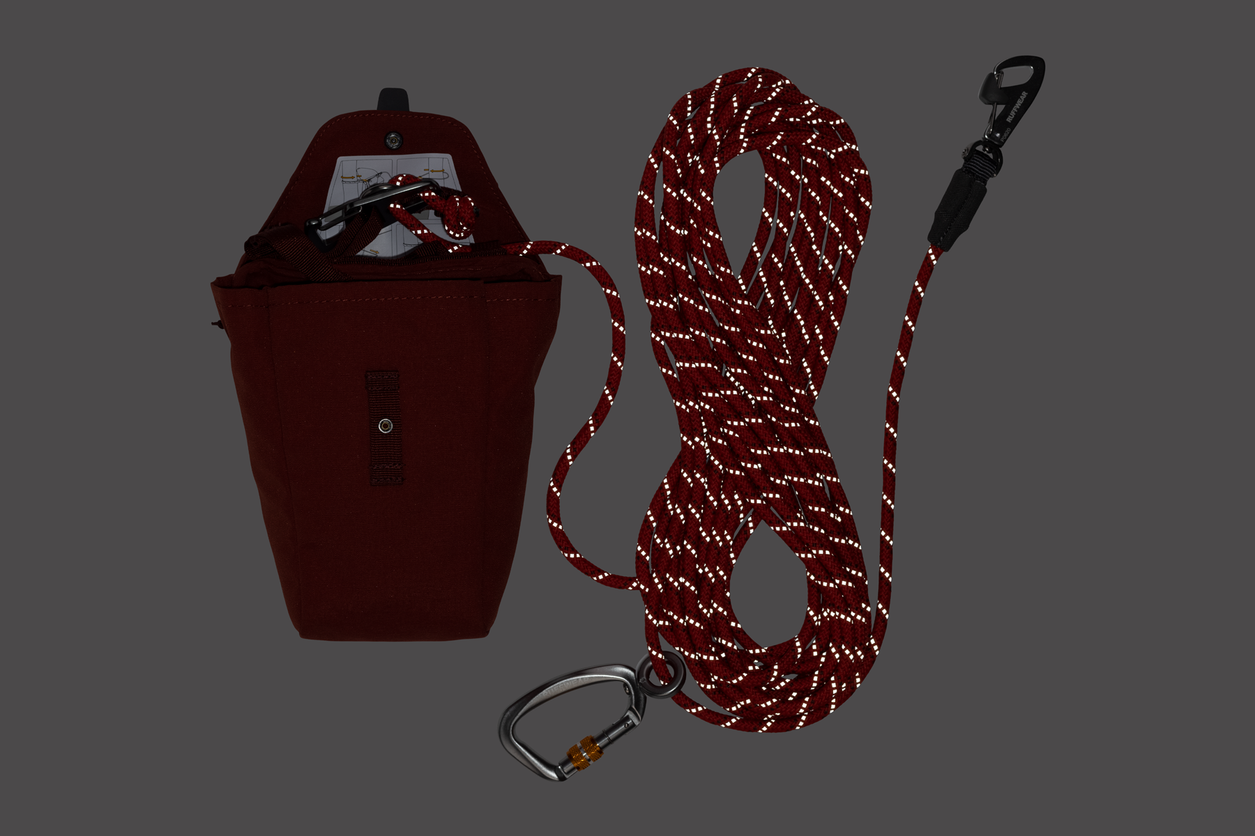 Campsite Dog Hitching System, 28.5 Foot Rope and Packable Hardware Kit for Secure Car Camping Setups source image 9