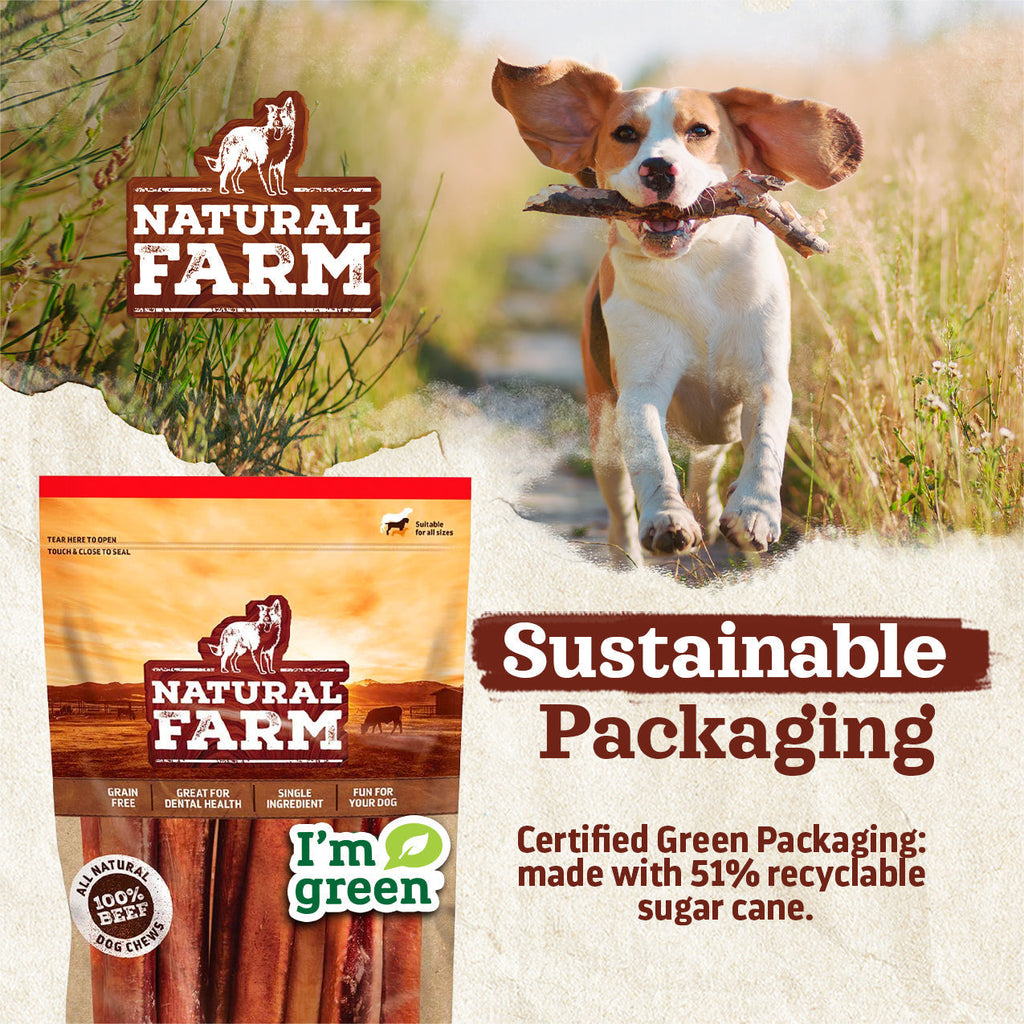 12 Inch Beef Trachea Dog Chews, Single-Ingredient Grass-Fed Treats in an Eight Pack for Supervised Chewing source image 9