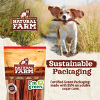 12 Inch Beef Trachea Dog Chews, Single-Ingredient Grass-Fed Treats in an Eight Pack for Supervised Chewing source image 9