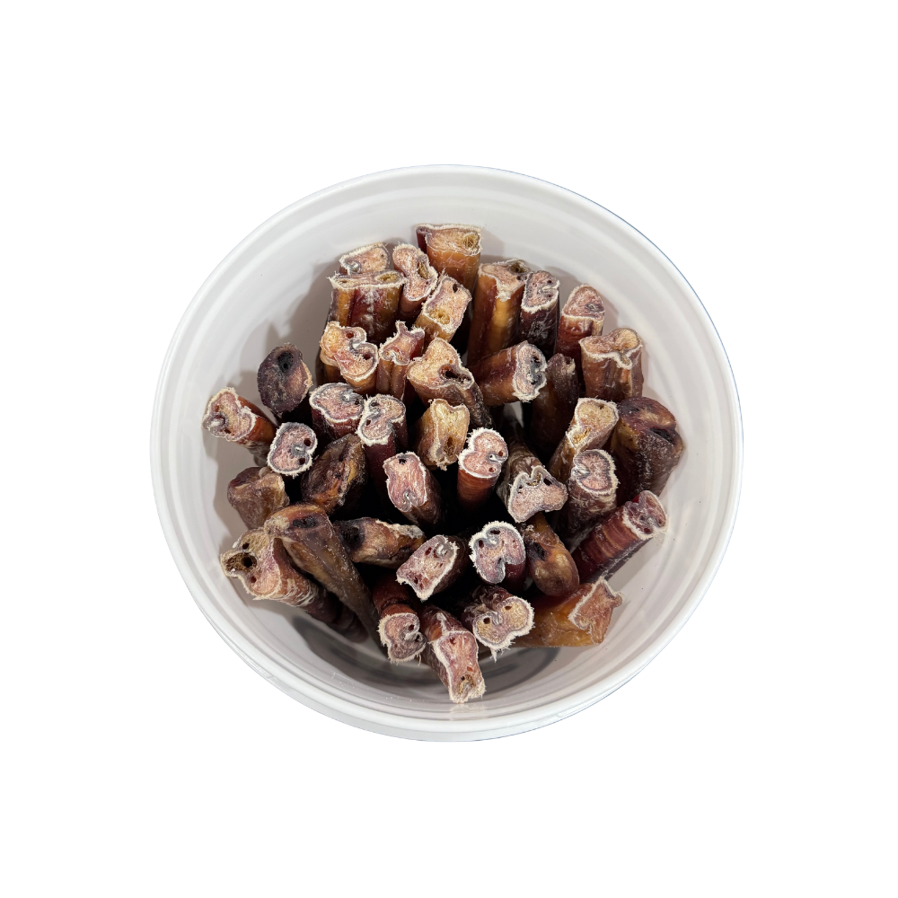 Grass Fed Bully Stick Dog Chews Made from USA Beef, Available in Five, Ten and Forty Count Packs source image 9