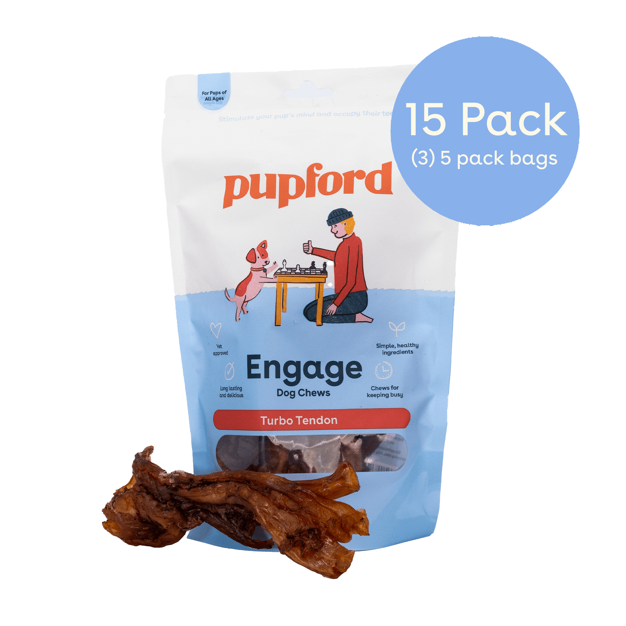 Thick Beef Tendon Dog Chews product image 9