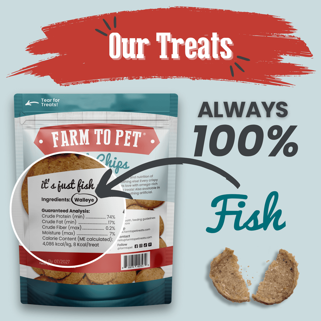 Walleye Fish Chip Dog Treats product image 9