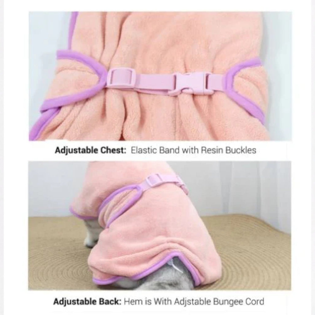Pug Hooded Bathrobe product image 9