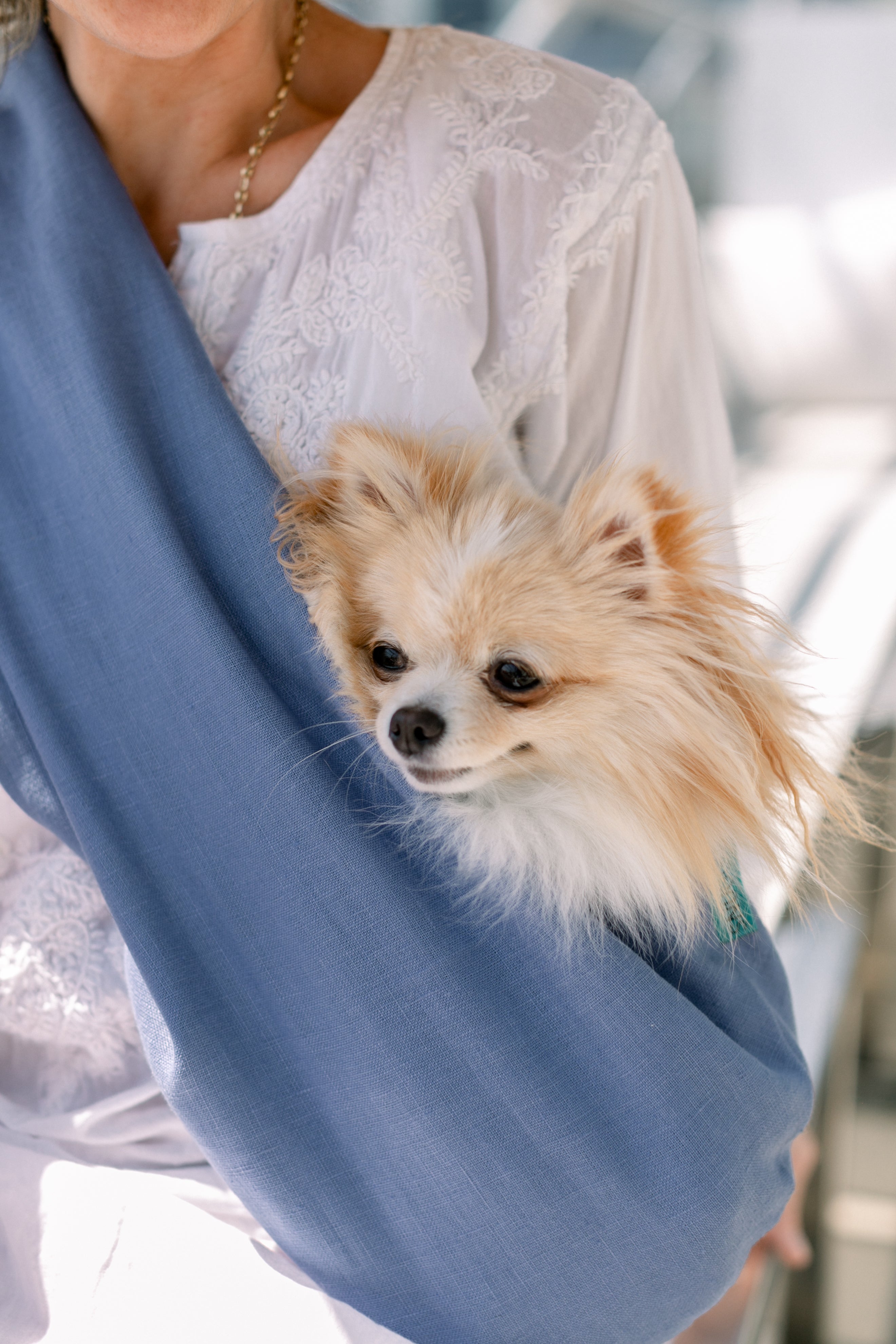 Linen Dog Sling Carrier product image 9