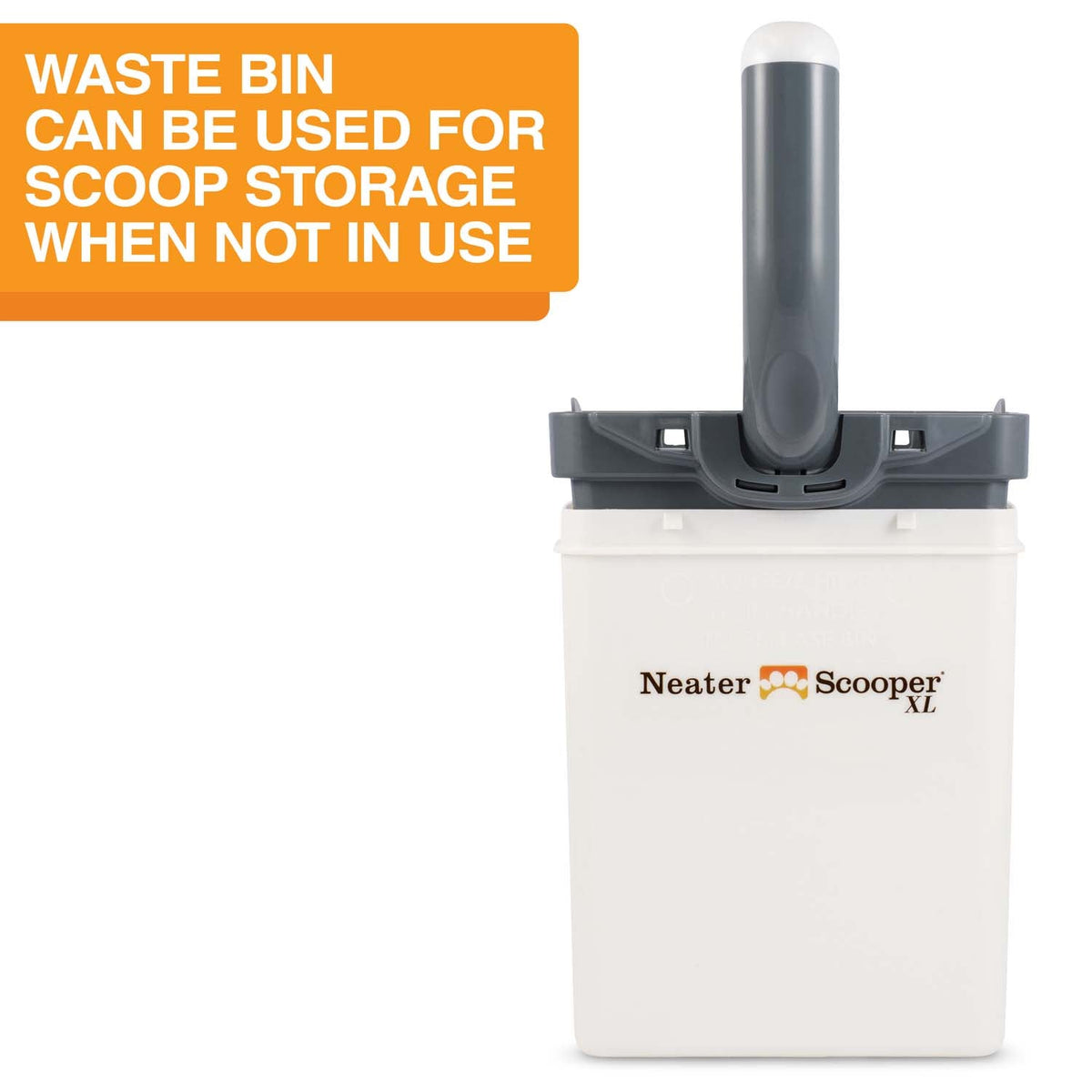 Scoop-to-Bag Cat Litter Scoop for One-Handed Cleanup, Quick-Sift Head and Large-Capacity Bag Bin source image 10