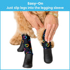 Waterproof Dog Boot Leggings for Winter Walks, Seam-Free TPE Paw Covers and Full-Leg Protection source image 10