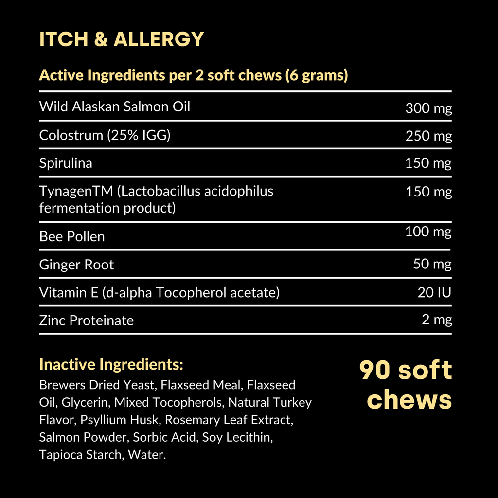 Dog Itch and Allergy Support Chews for Skin and Immune Response, Offered in One- to Six-Pack Quantities source image 10