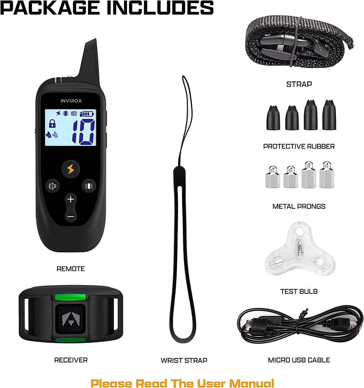 Remote Dog Training Collar, 123-Level Beep, Vibration and Static Control, IP67 Receiver, 1,100-Yard Range source image 10