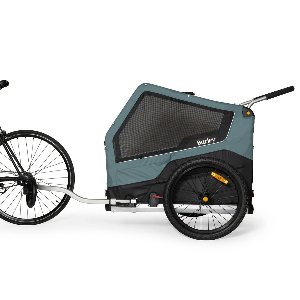 Convertible Dog Bike Trailer and Stroller for Medium or Large Dogs, Roll-Up Windows and 75- or 100-Lb Capacity source image 10