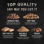 Freeze-Dried Whole Minnow Dog Treats for High-Value Rewards, Single-Protein Bites in Two Bag Sizes source image 10