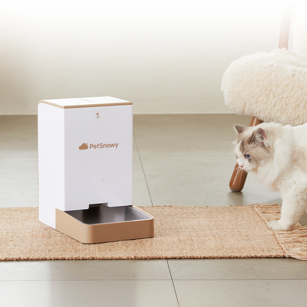 Automatic Cat Feeder, Anti-Clog 1.05-Gallon Dispenser Offering 10 Custom Feeding Schedules source image 10